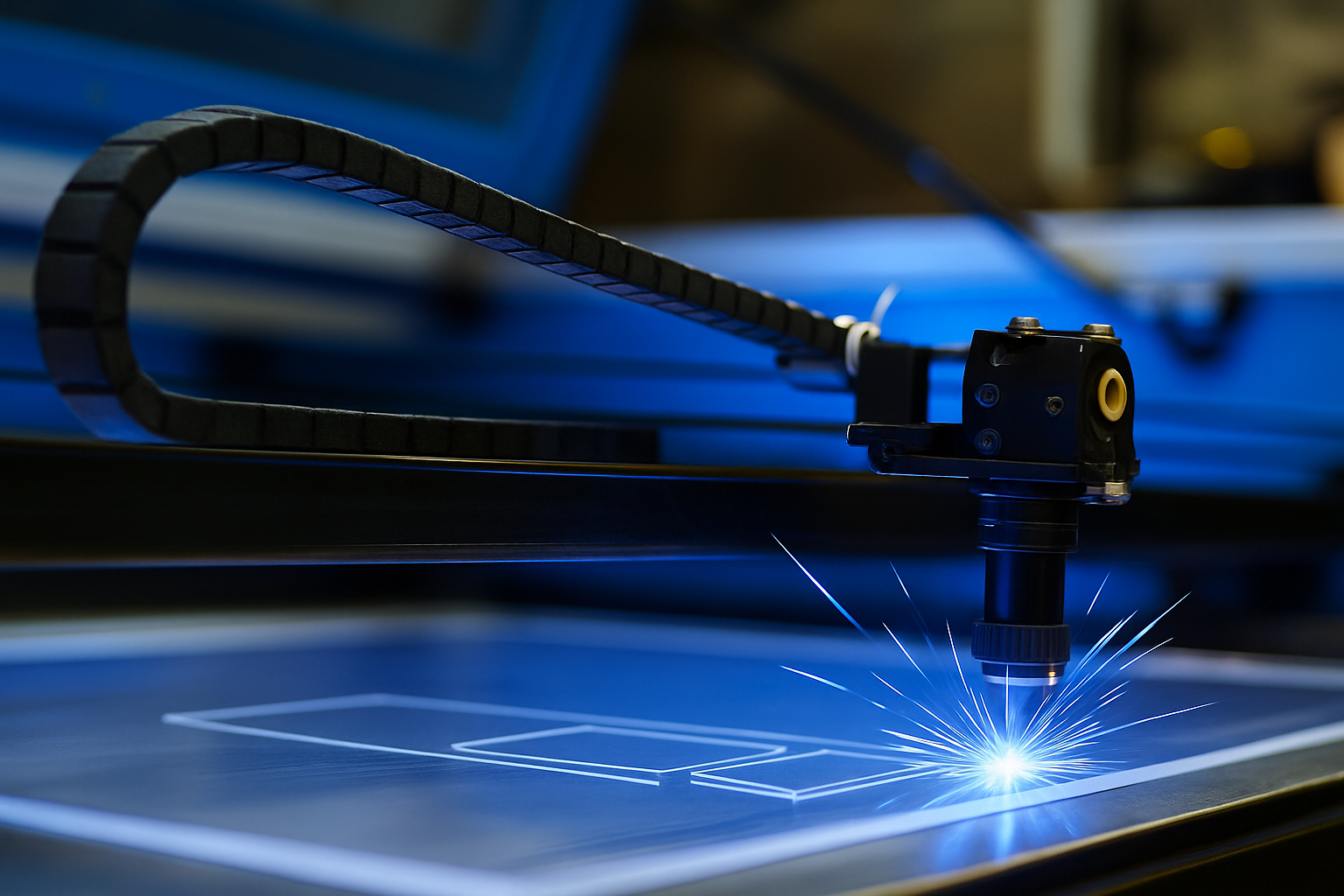 Como configurar sua máquina para cortar acrílico 3mm sem derreter